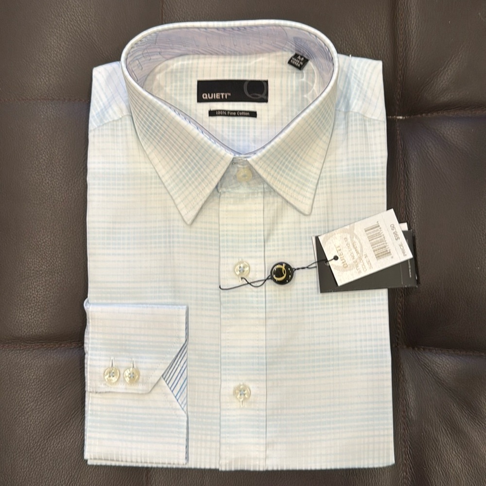 NWT Quieti Men’s Button Down Shirt in Size Medium